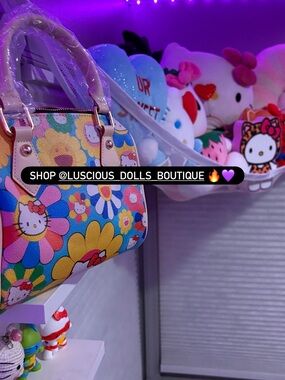 Hello Kitty Floral Mini Satchel Handbag - Multicolor